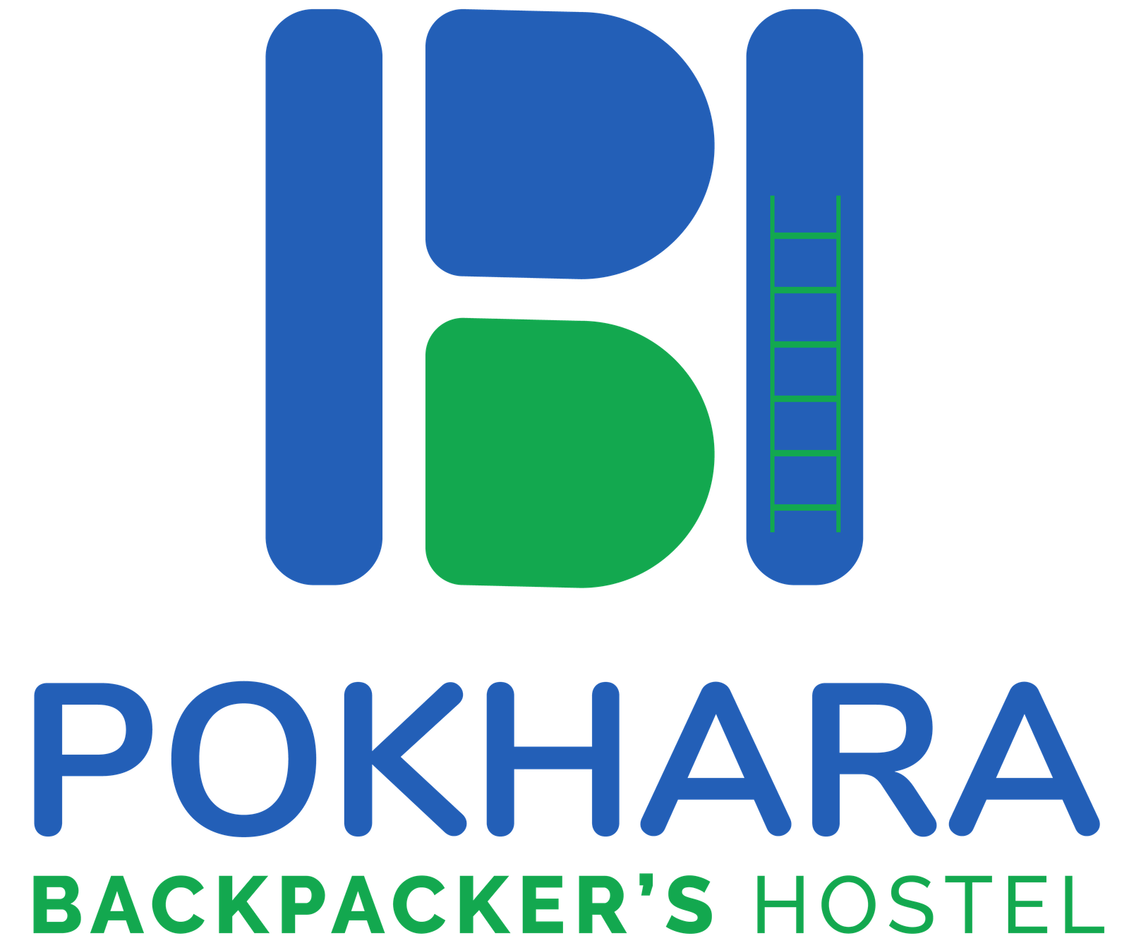 logo of pokhara backpackers hostel